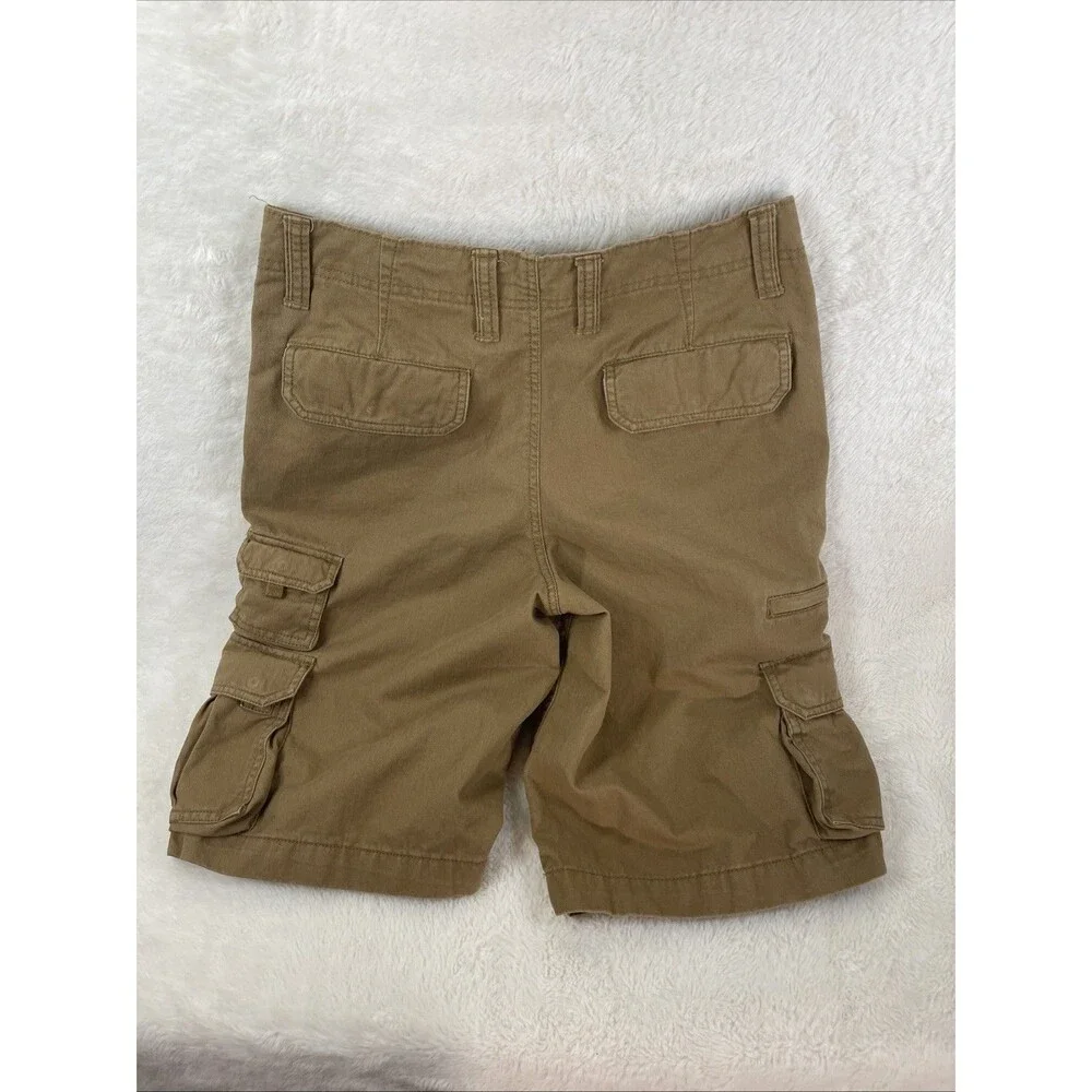 Faded Glory Men's Cargo Shorts, Size 30, Camel Inseam 11 1/2